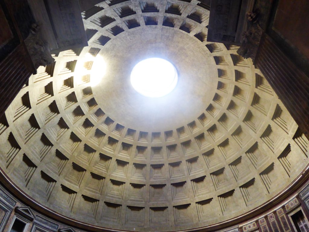 The oculus in the Pantheon