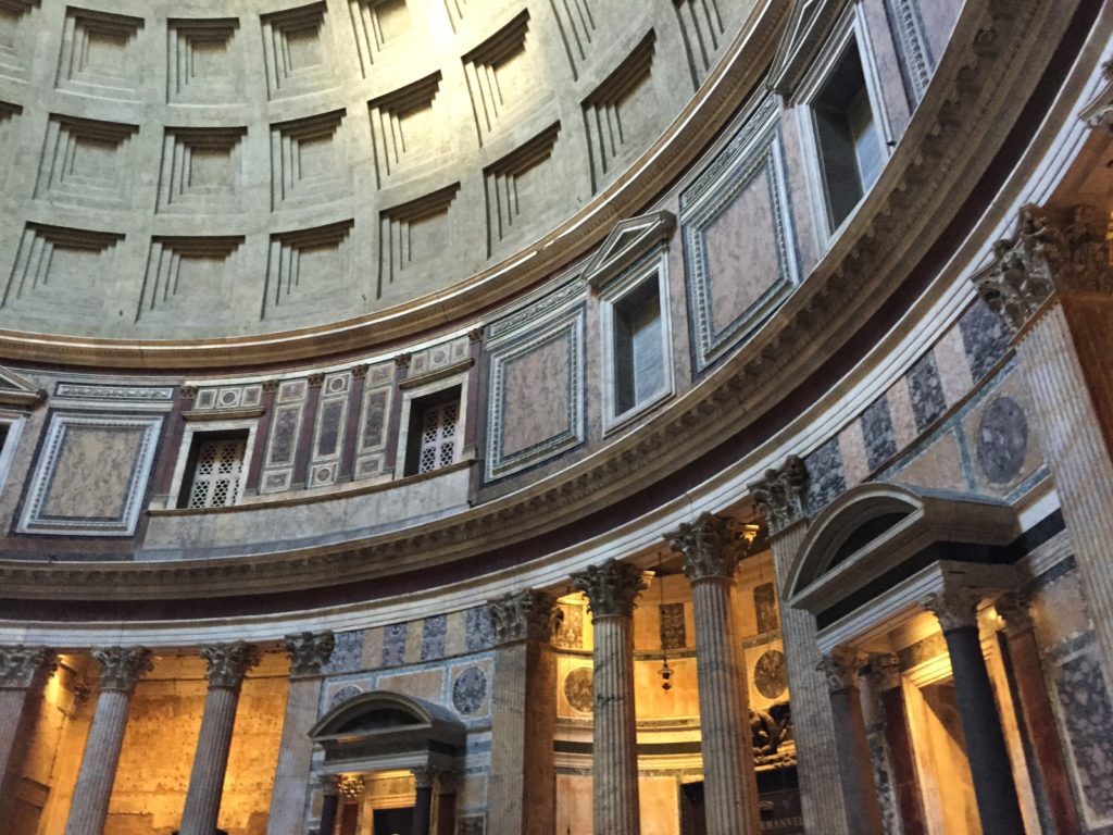 Interior of the Pantheon in Rome