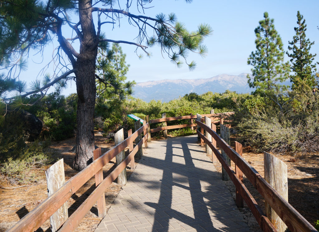 The Boardwalk Trail at Sand Harbor State Park in Lake Tahoe