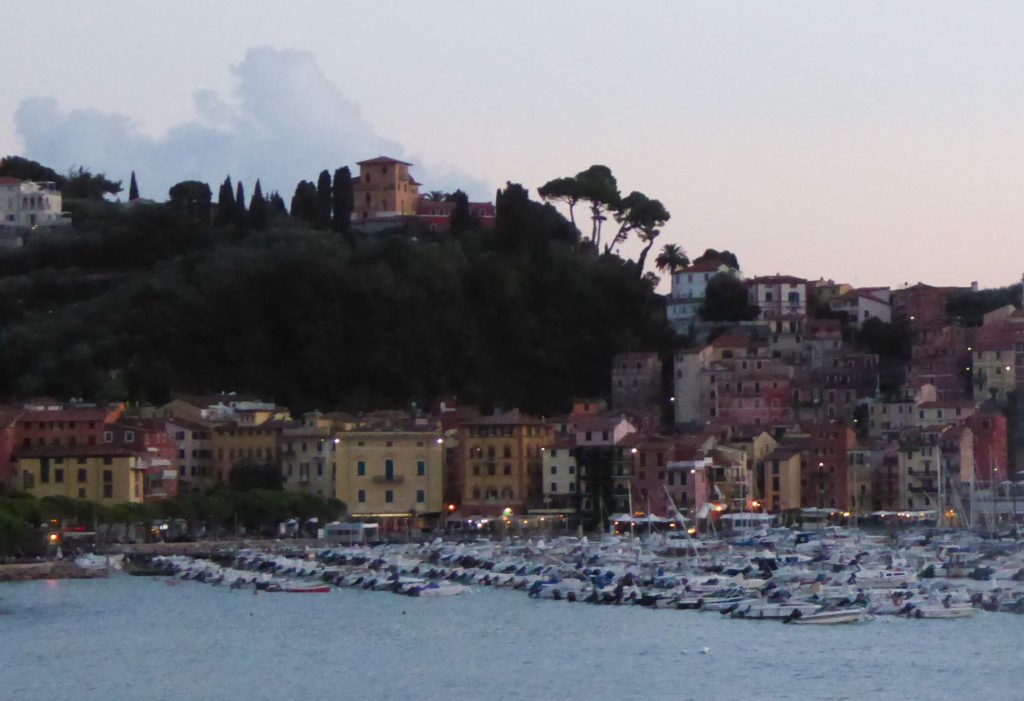 View of Lerici from the waterfront walk between Lerici and San Terenzo