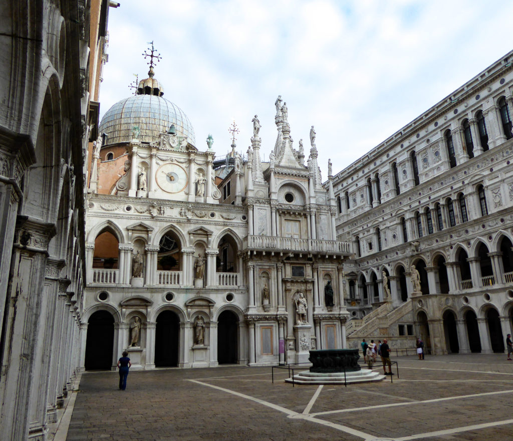 Back entrance to the Basilica di San Marco in Venice