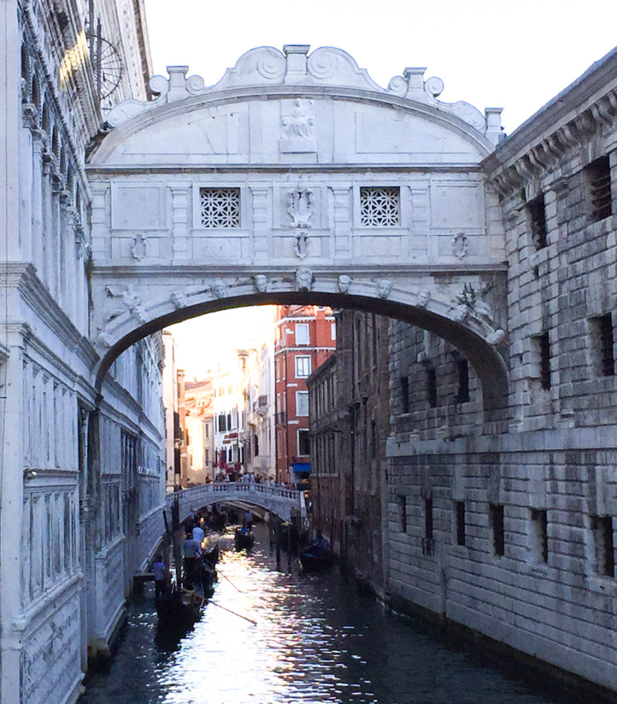 The Bridge of Sighs Venice 