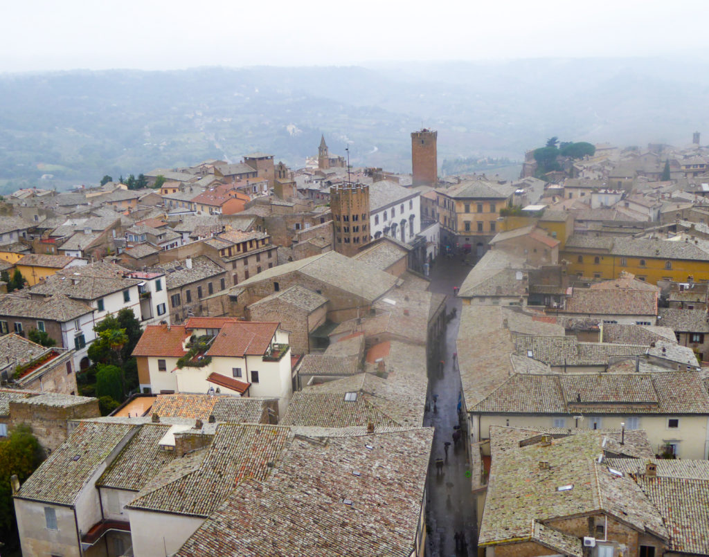 View from the Clock Tower Orvieto Italy 