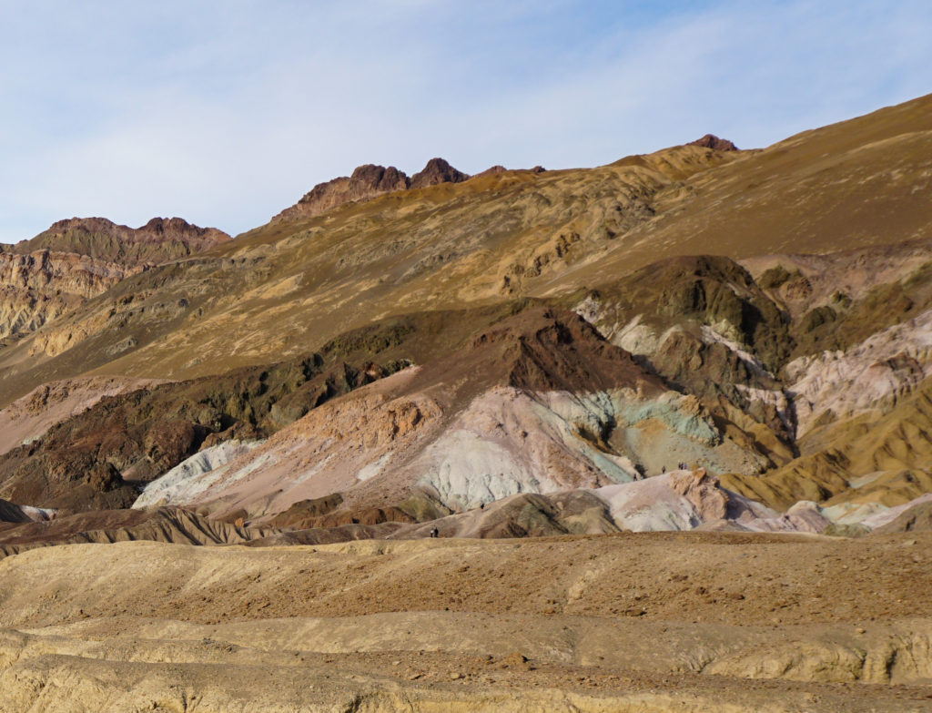 The Artist's Palette in the Black Mountains Death Valley National Park California