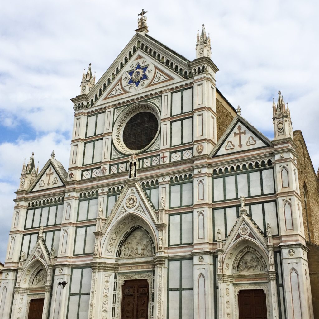 The Basilica di Santa Croce in Florence Italy