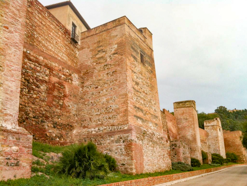 Alcazaba de Malaga in Malaga Spain