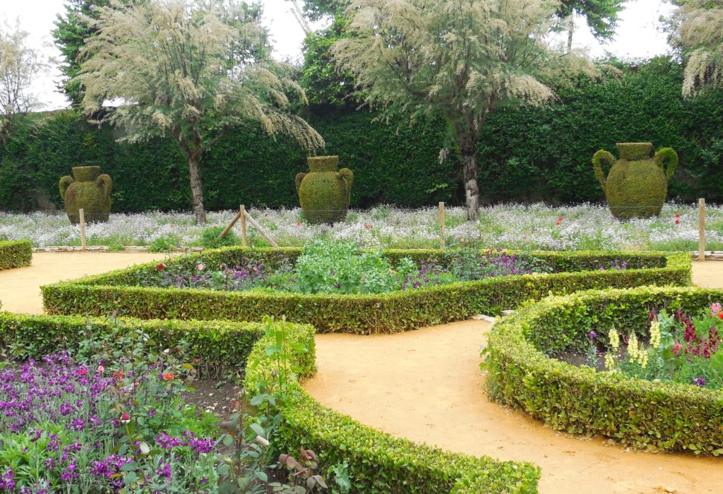 The gardens of the Alcazar in Cordoba Spain