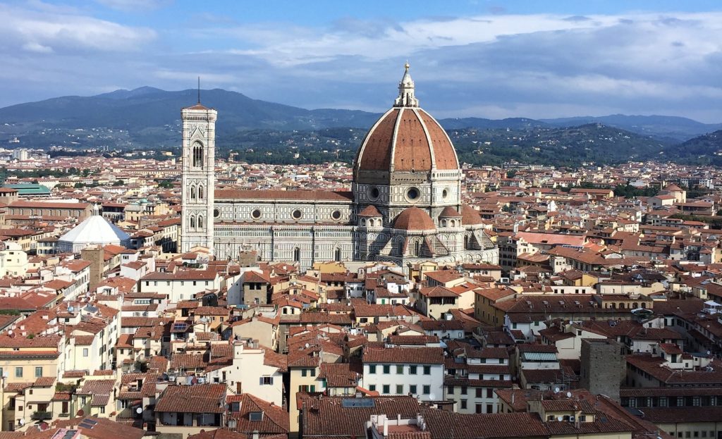 The Duomo di Firenze, shot from the tower of the Palazzo Vecchio