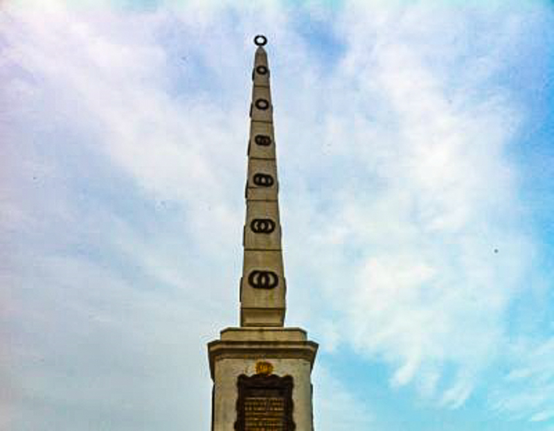 Monumento a Torrijos in Plaza de la Merced Malaga