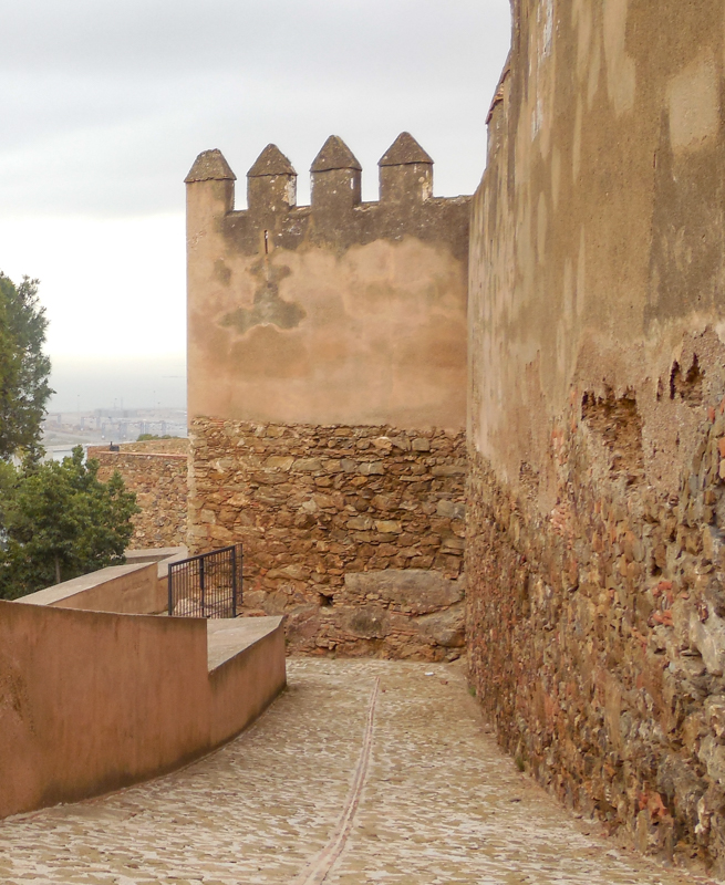 Path to the Gibralfaro in Malaga Spain