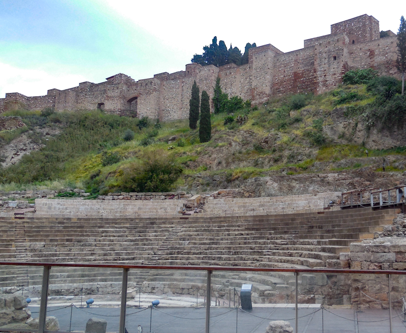 The Roman Theater Malaga Spain