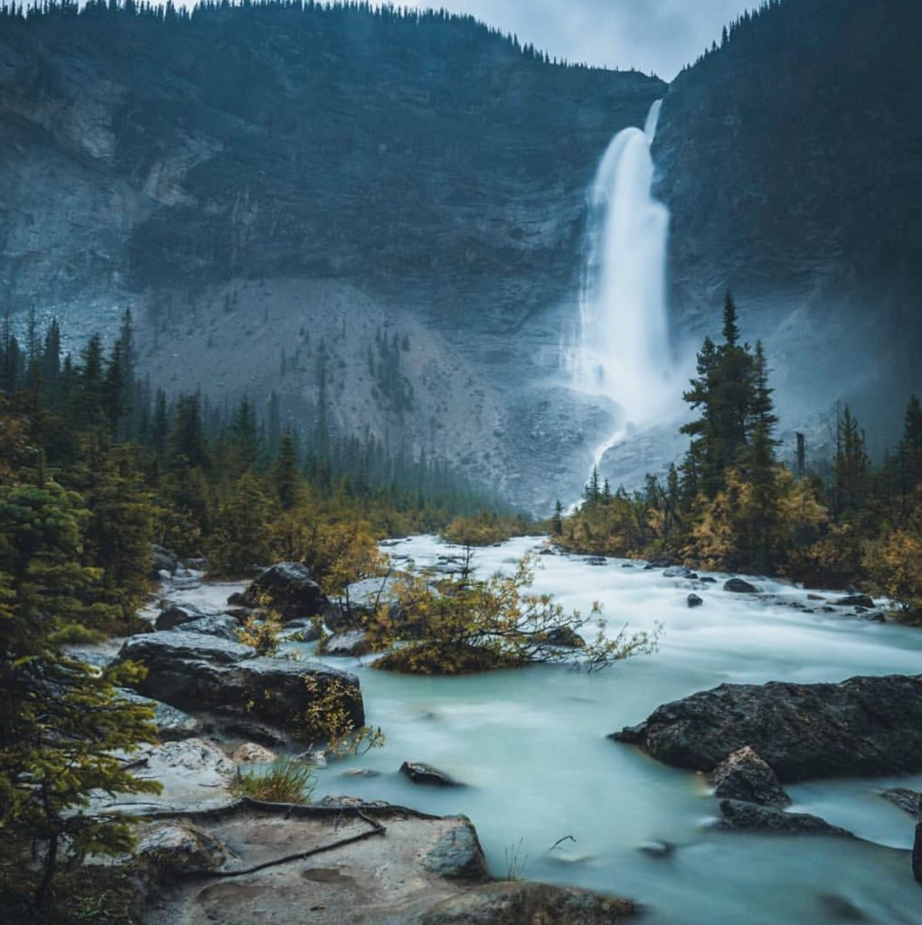 Takakkaw Falls in Yoho National Park BC Canada