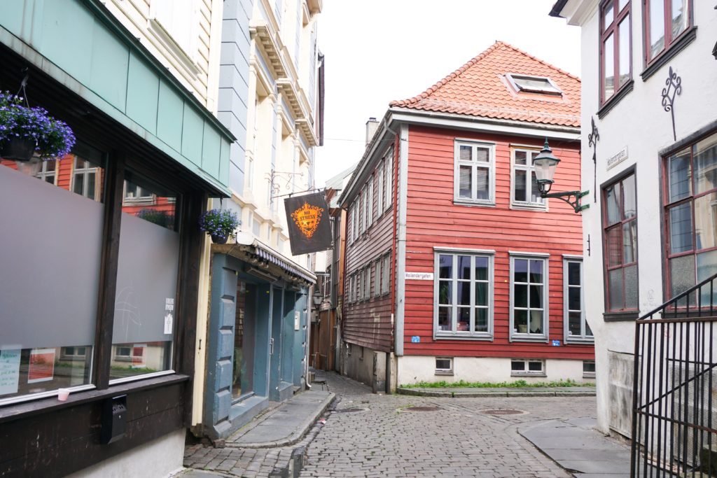 Lovely old houses in Bergen Norway