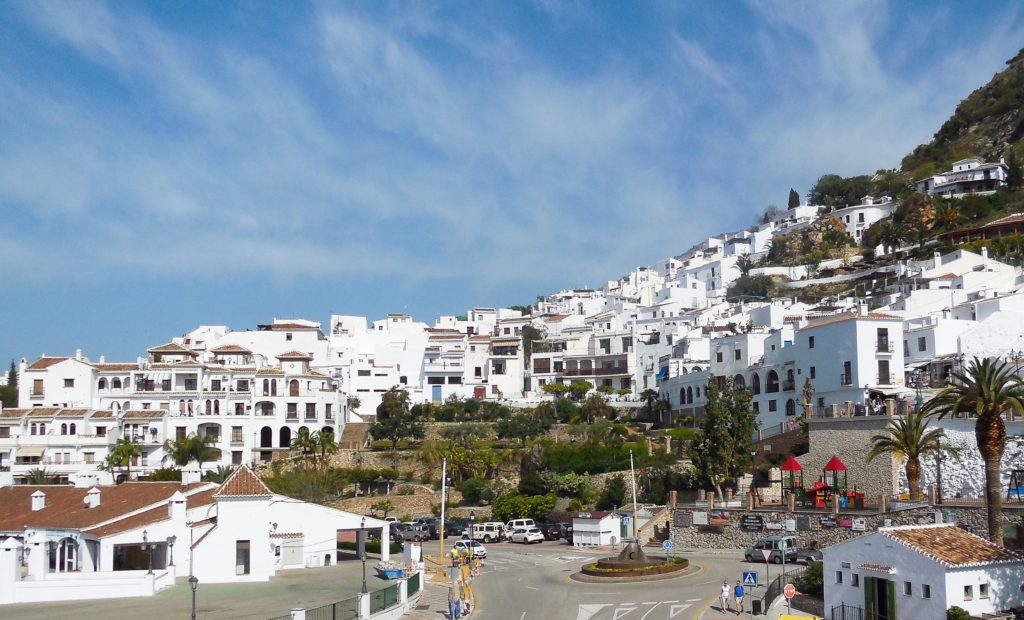 Frigiliana in Spain is a very pretty white village, one you must visit on a day trip from Malaga