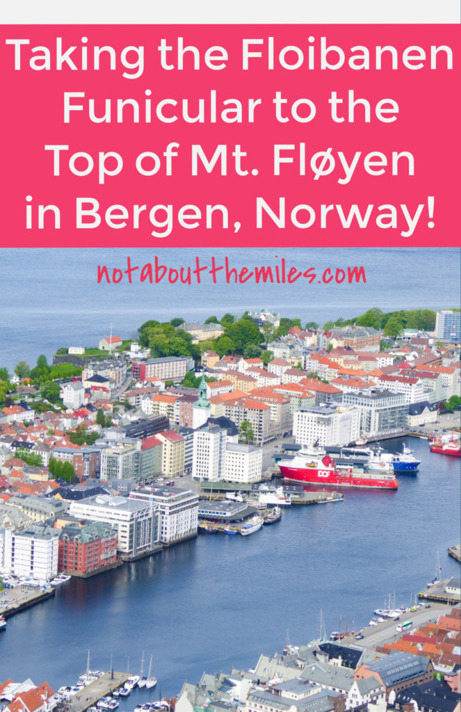 Taking the Floibanen Funicular to the top of Mt. Floyen should be at the top of your list of things to do in Bergen, Norway. The panoramic views from the top will leave you spellbound. It's a must-do when you visit Bergen!
