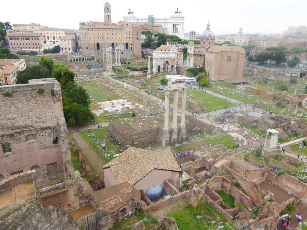 View of the Roman Forum from Palatine Hill