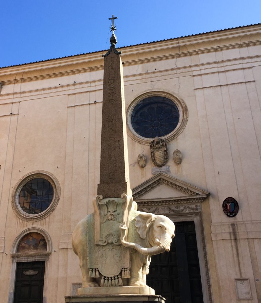 Elephant and Obelisk by Bernini Rome Italy