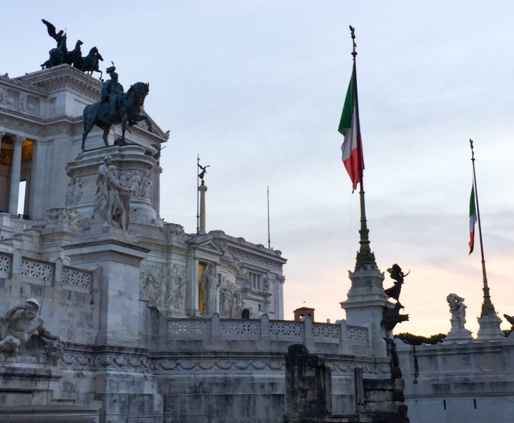 Monumento de Vittorio Emanuele in Rome Italy