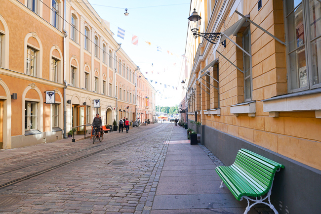Street in Helsinki, Finland