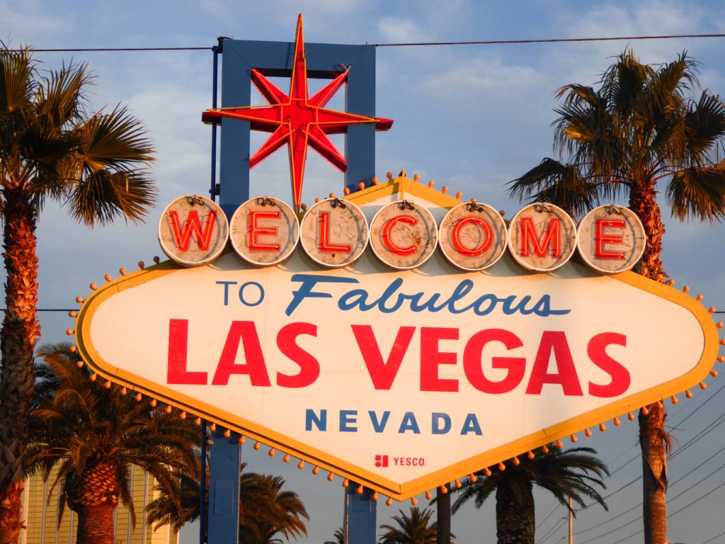 The Welcome to Las Vegas sign 