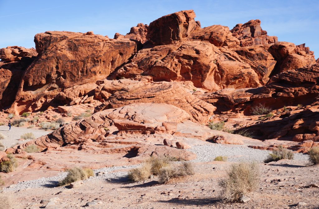 Red rock formation at Valley of Fire