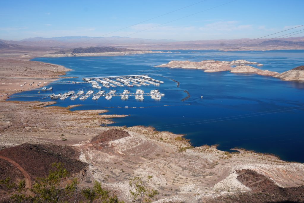 View of the Marina at Lake Mead Nevada