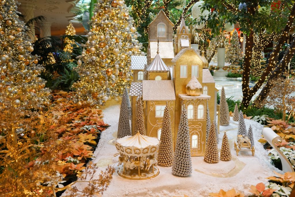 Holiday decorations at the Wynn in Las Vegas