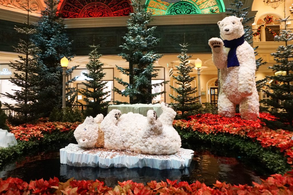 The Conservatory at the Bellagio during the holidays