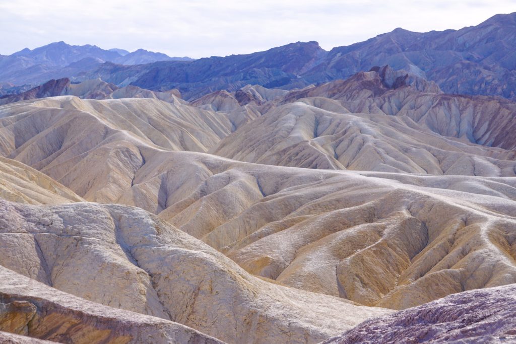 View from Zabriskie Point in Death Valley National Park California