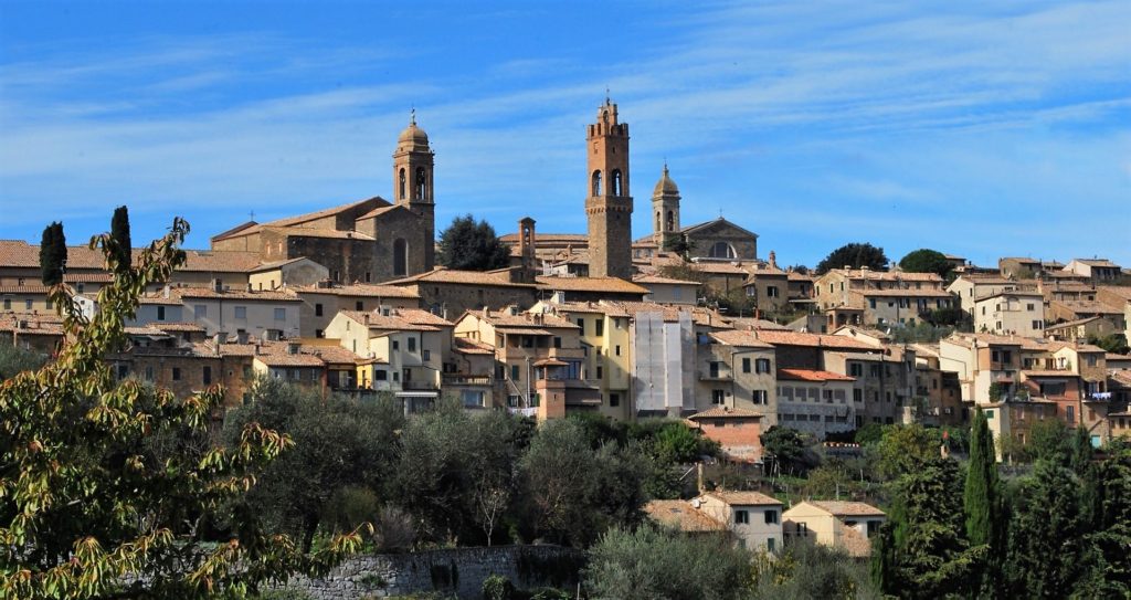 The hill town of Montalcino is a must-see on a drive through the Val d' Orcia