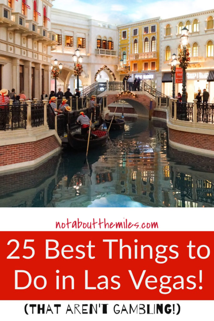 Read my post to discover the 25 best things to do in Las Vegas that aren't gambling or partying. From shopping to dining, and day trips to thrilling adventures, you'll find lots to do in Sin City!