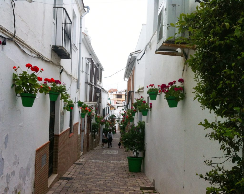 Street in the old town, Estepona, Spain