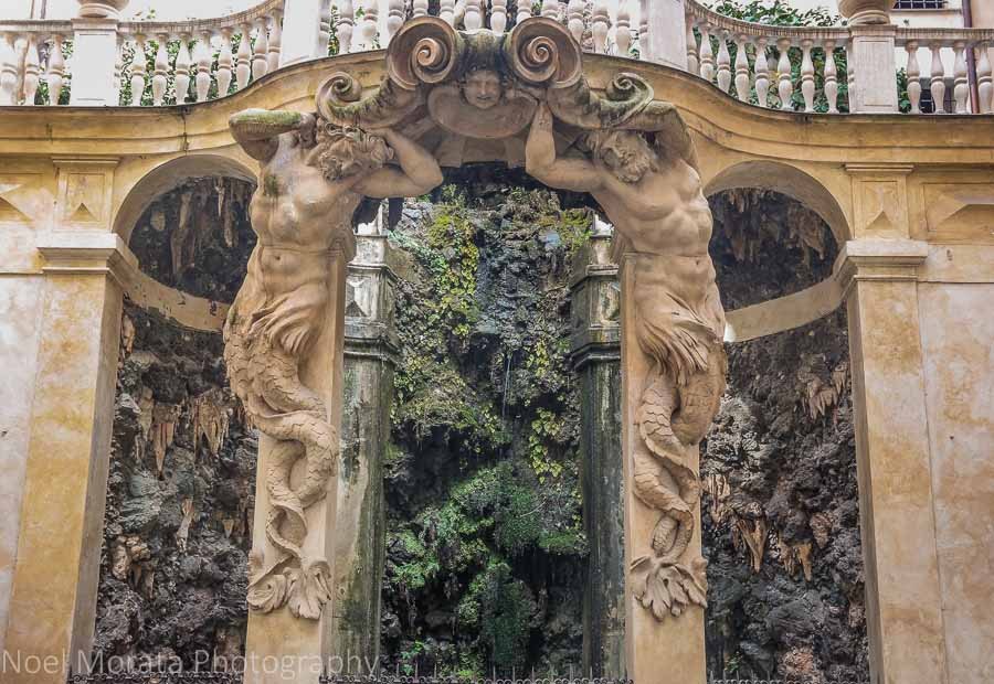 Entrance to a Palazzo on Via Garibaldi, Genoa, Italy