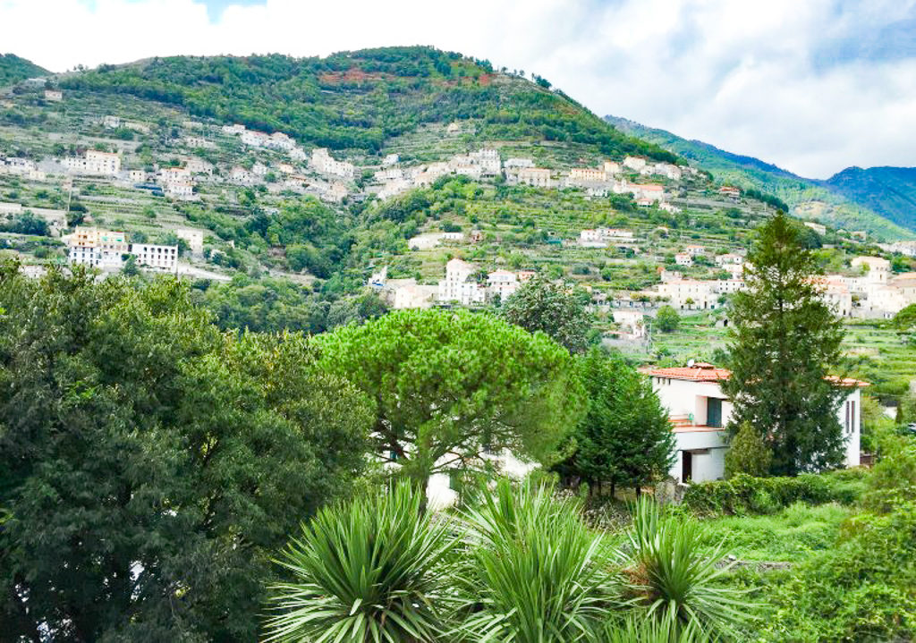 The emerald hills surrounding Ravello on the Amalfi Coast of Italy