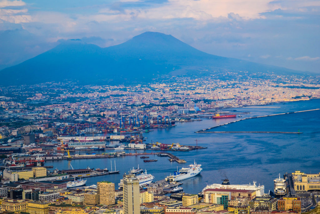 A view of Naples, Italy