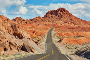 Valley of Fire State Park in Nevada is an easy day trip from Las Vegas.