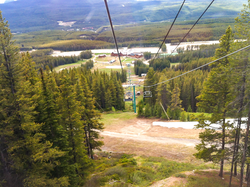 Lake Louise Gondola and Ski Lift Alberta Canada