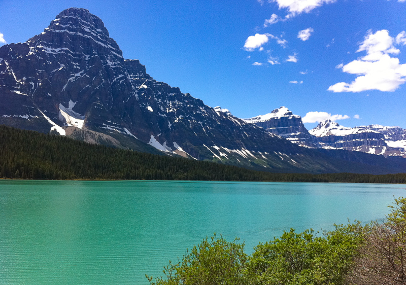 The Waterfowl Lakes along the Icefields Parkway in Alberta, Canada