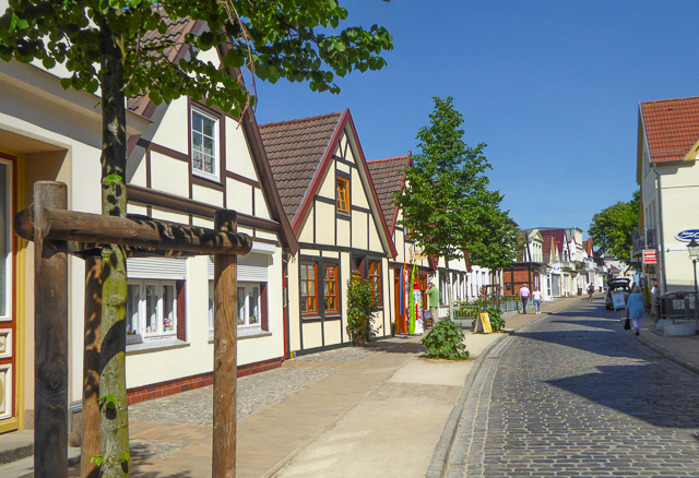 Street in Warnamunde Germany