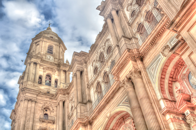 The Cathedral of Malaga in Andalusia, Spain
