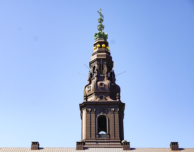 Christiansborg Palace Tower, Copenhagen, Denmark