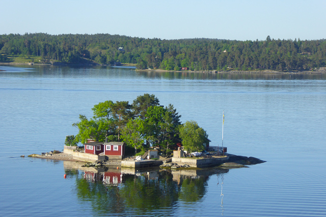 A tiny islet in the Swedish archipelago