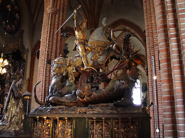 Saint George and the Dragon Stockholm Cathedral Stockholm Sweden