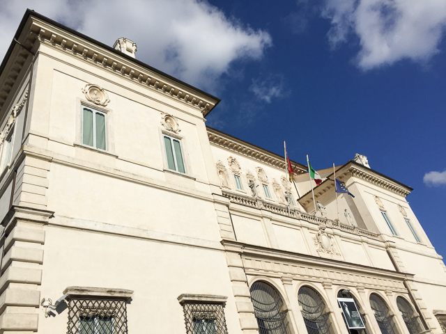 The Borghese Gallery and Museum in Rome, Italy
