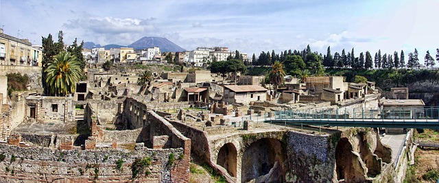 Archaeological site of Herculaneum, Italy
