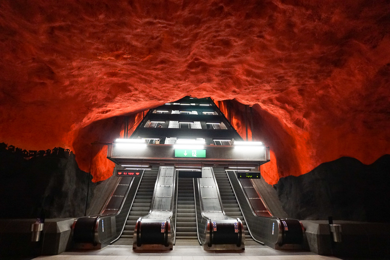Solna Centrum Subway Art Stockholm Sweden