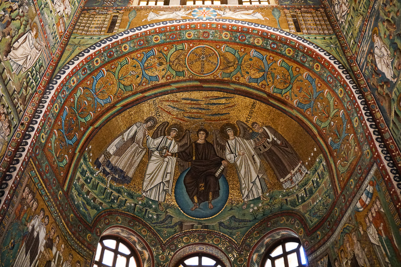 Breathtaking mosaics at the Basilica di San Vitale Ravenna Italy