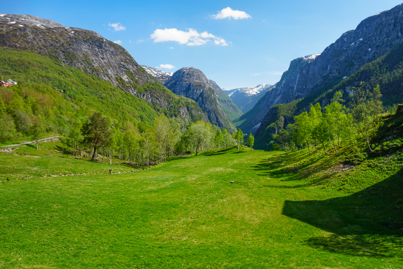 Beautiful Norway Scenery on the way to Flam