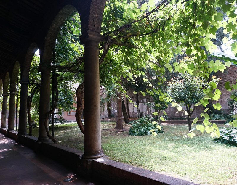 Courtyard Church of Sant'Apollinare Nuovo Ravenna Italy