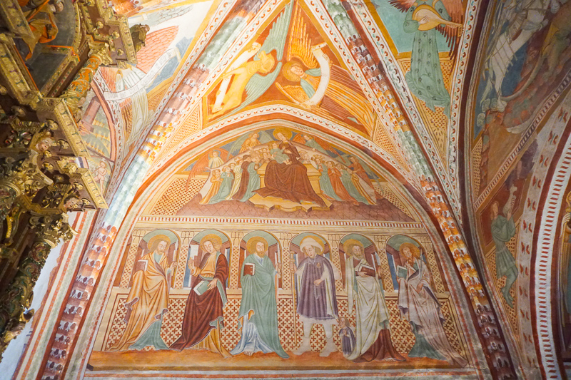 Frescoes St. John the Baptist Church Lake Bohinj Slovenia